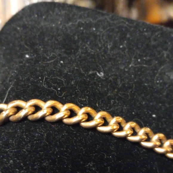 COPY - Victorian watch fog with 9 carot solid gold chain - Picture 5 of 5